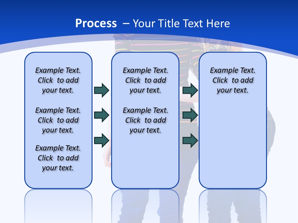 Young Presentation Backview PowerPoint Template