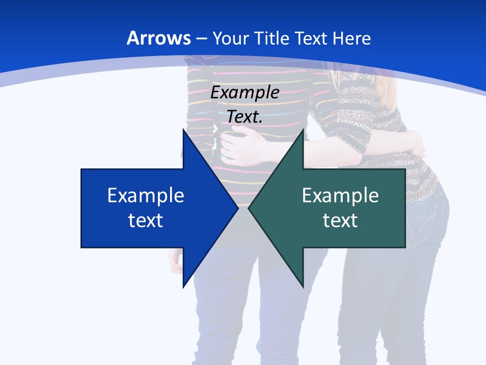 Young Presentation Backview PowerPoint Template