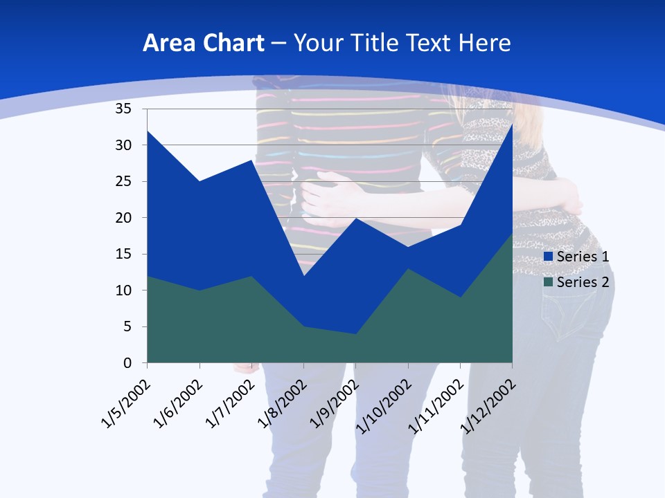 Young Presentation Backview PowerPoint Template