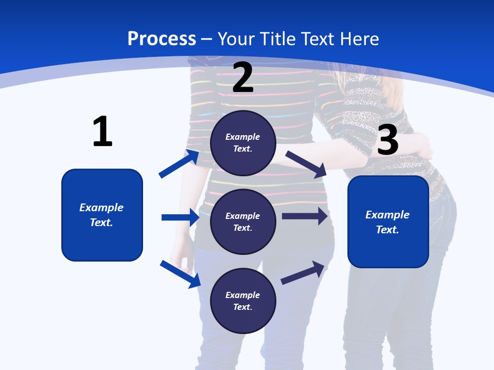 Young Presentation Backview PowerPoint Template