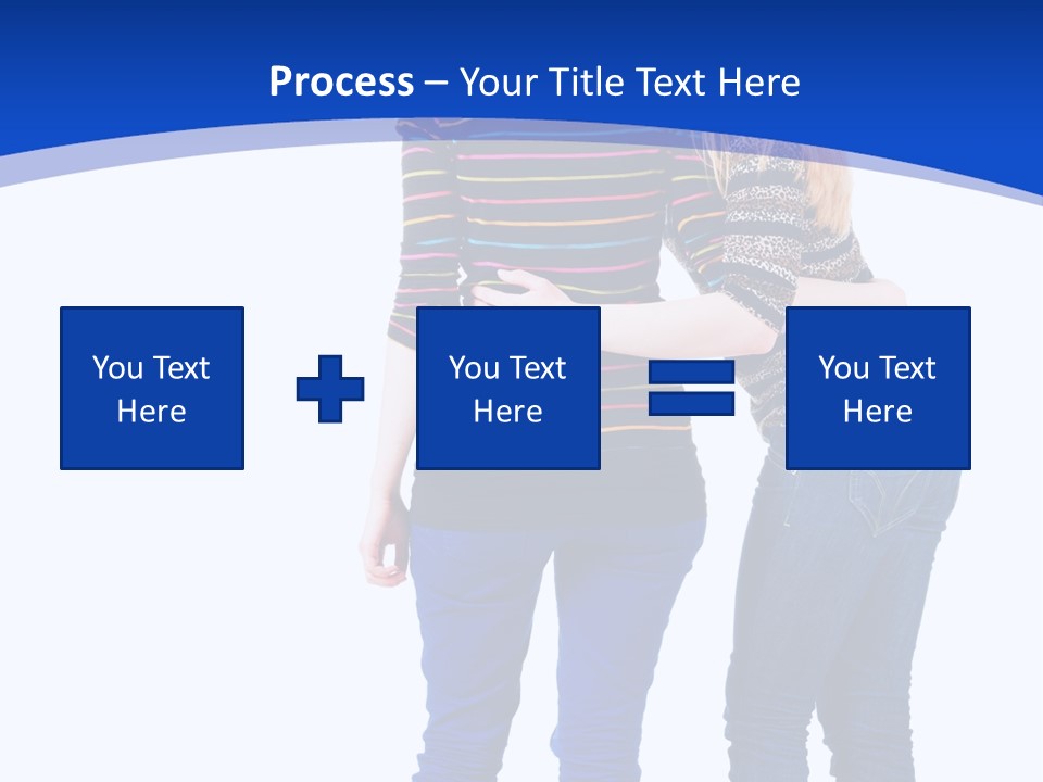 Young Presentation Backview PowerPoint Template