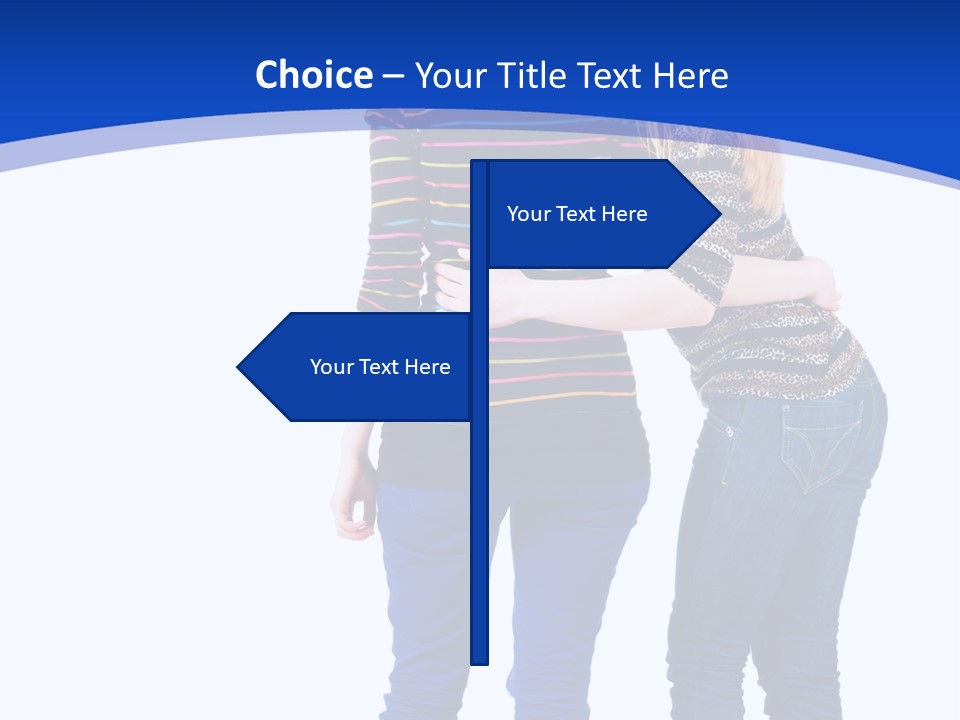 Young Presentation Backview PowerPoint Template