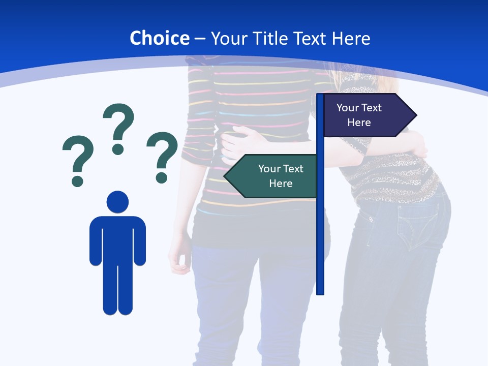 Young Presentation Backview PowerPoint Template