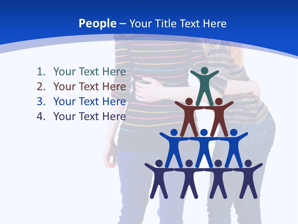 Young Presentation Backview PowerPoint Template