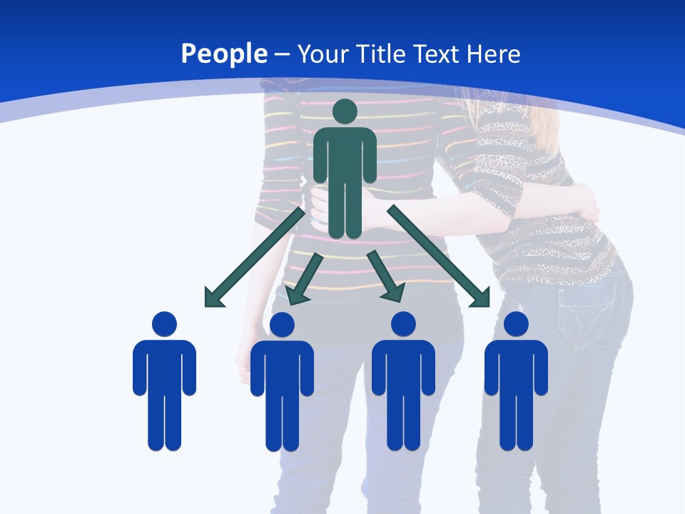 Young Presentation Backview PowerPoint Template