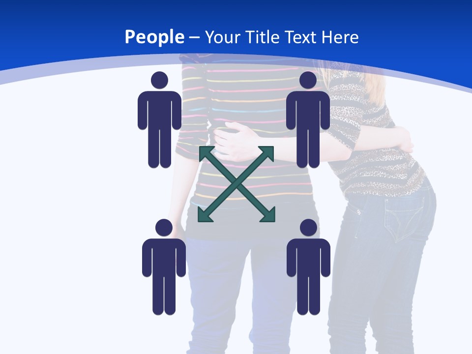 Young Presentation Backview PowerPoint Template