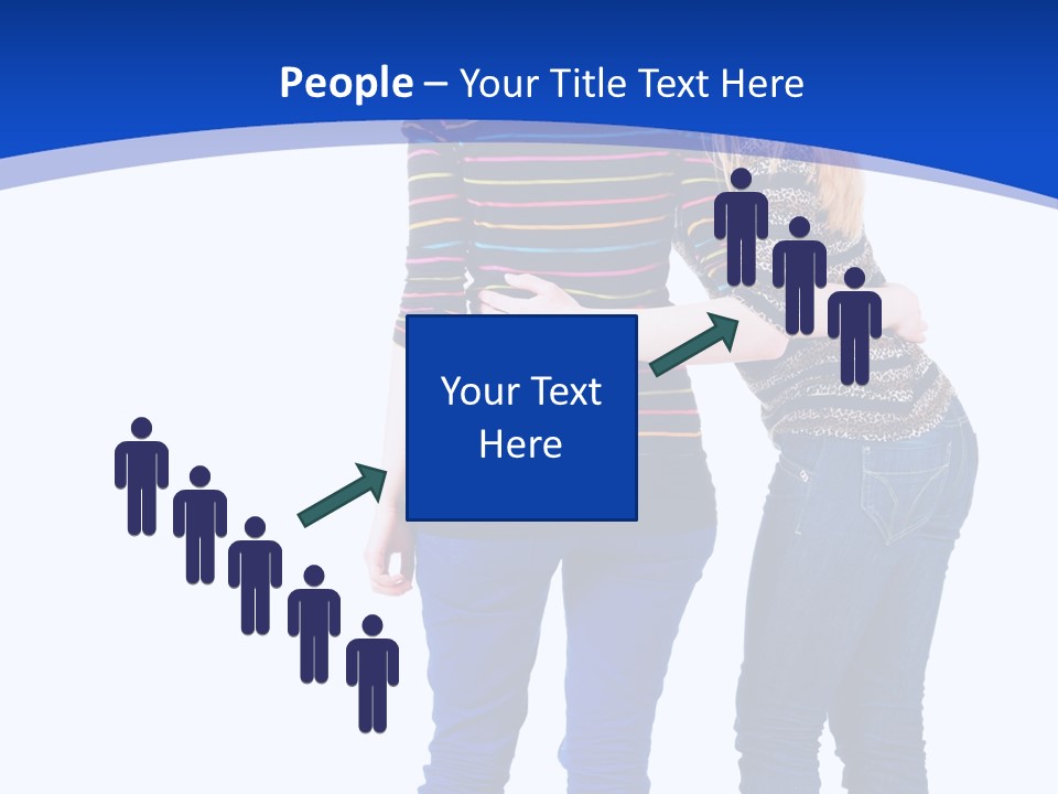 Young Presentation Backview PowerPoint Template