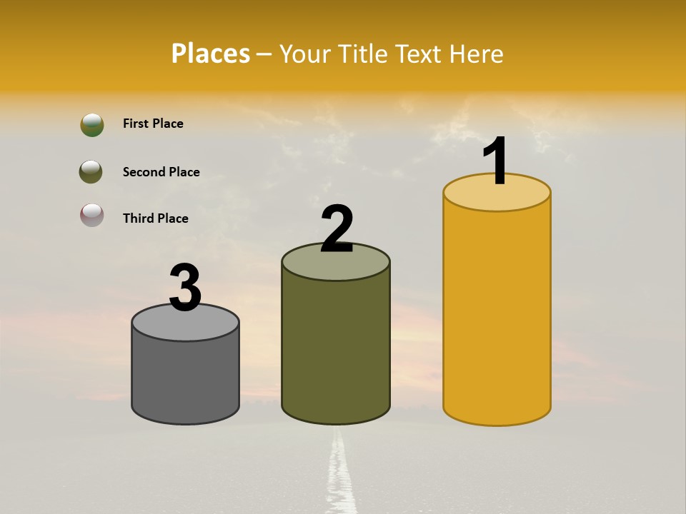 Russia Spring Traffic PowerPoint Template