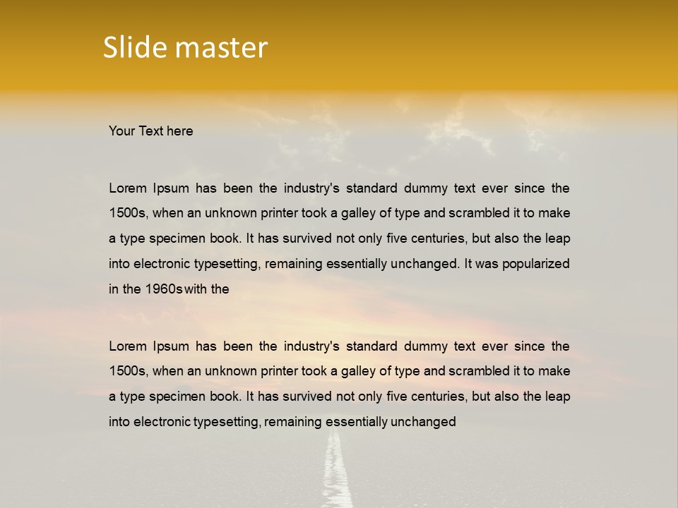 Russia Spring Traffic PowerPoint Template