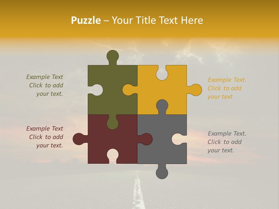 Russia Spring Traffic PowerPoint Template