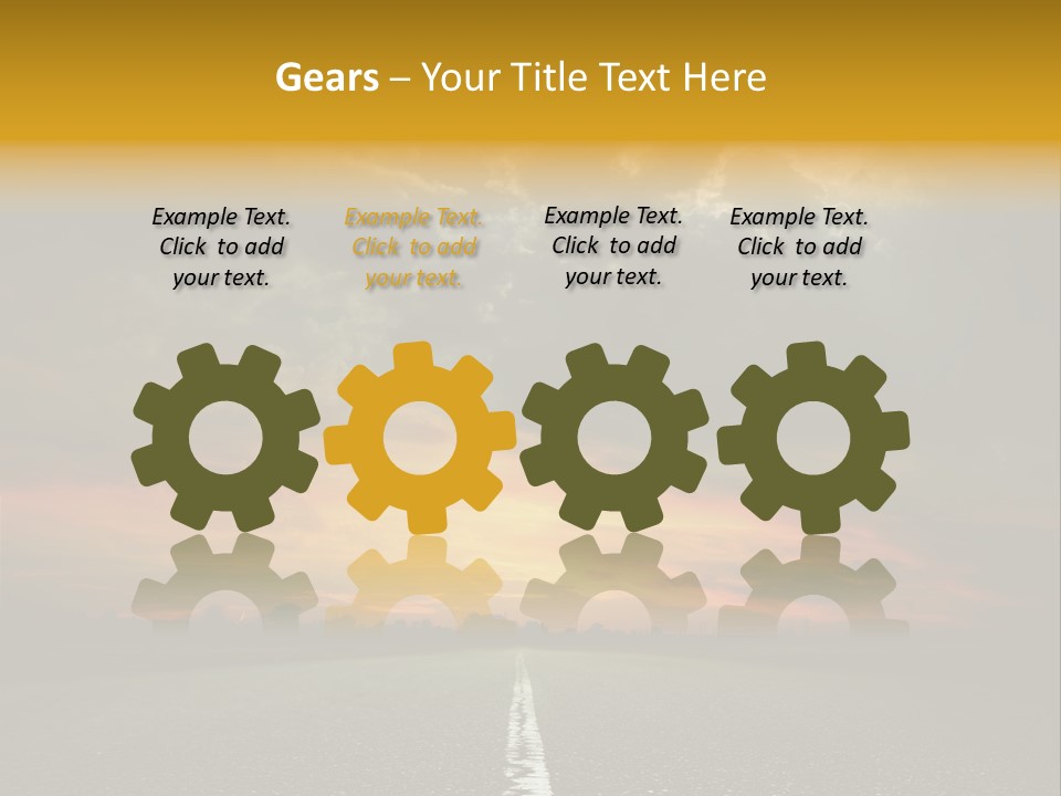 Russia Spring Traffic PowerPoint Template