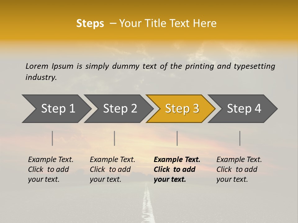 Russia Spring Traffic PowerPoint Template