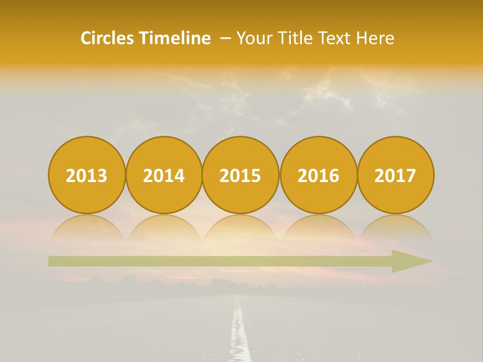 Russia Spring Traffic PowerPoint Template