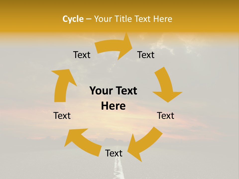 Russia Spring Traffic PowerPoint Template