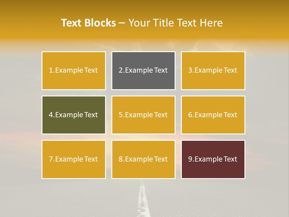 Russia Spring Traffic PowerPoint Template