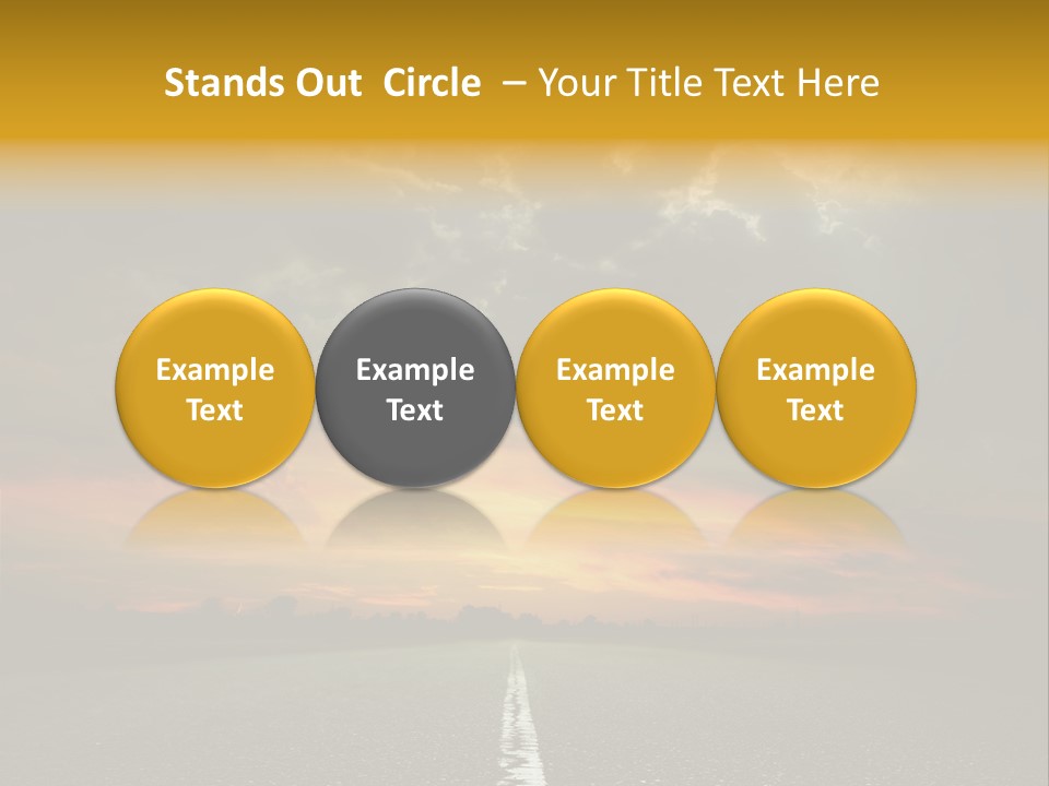 Russia Spring Traffic PowerPoint Template