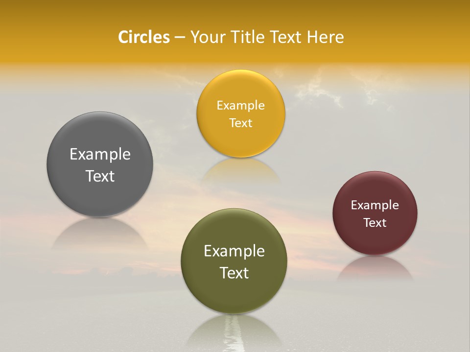 Russia Spring Traffic PowerPoint Template