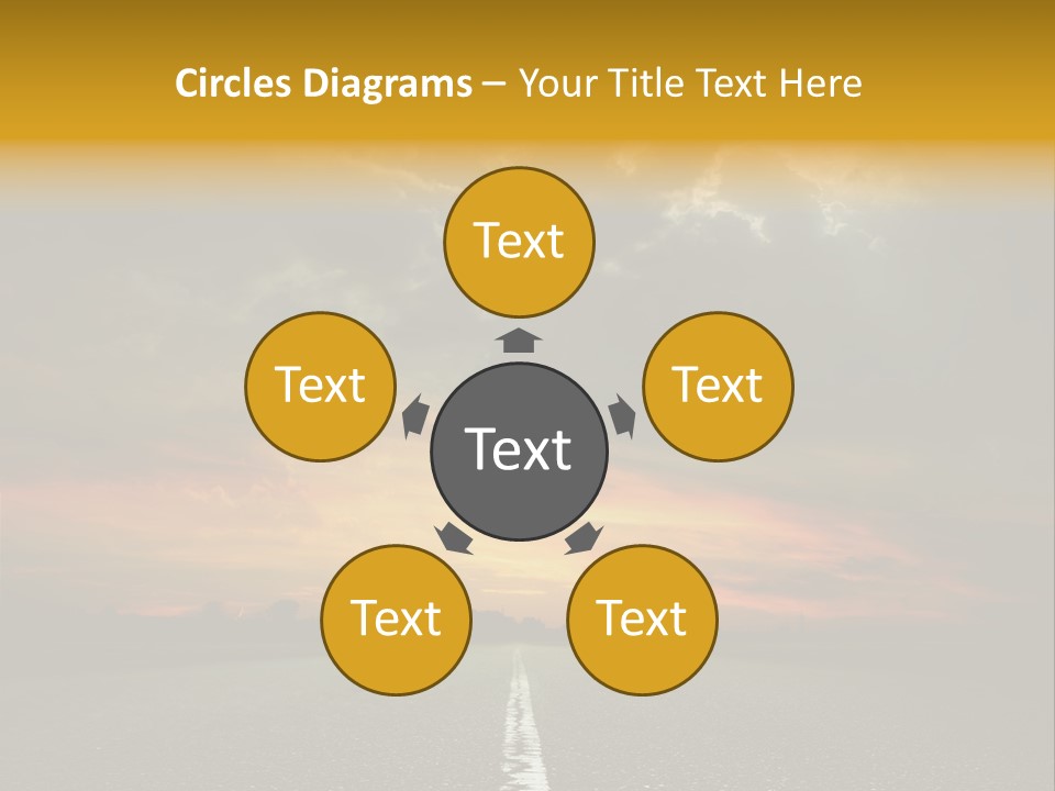 Russia Spring Traffic PowerPoint Template