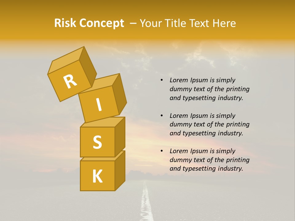 Russia Spring Traffic PowerPoint Template