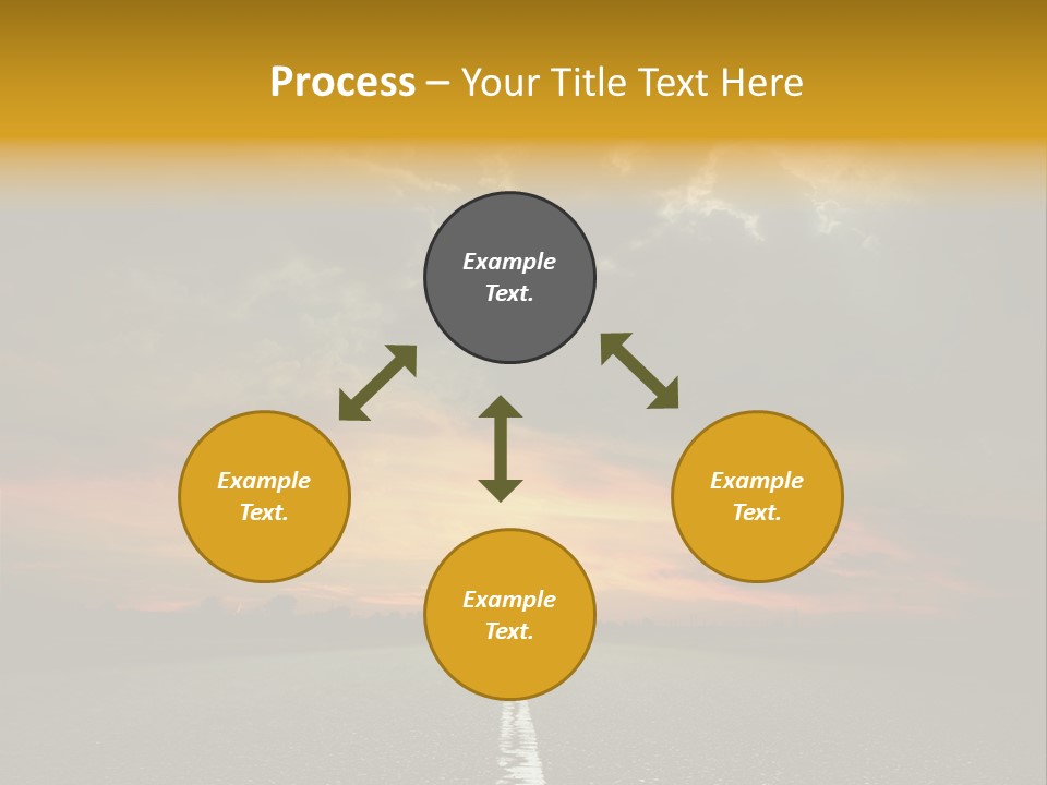 Russia Spring Traffic PowerPoint Template