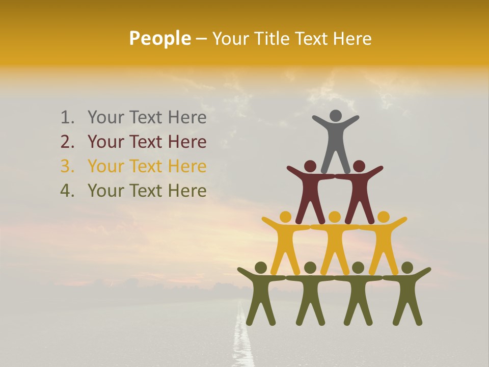 Russia Spring Traffic PowerPoint Template