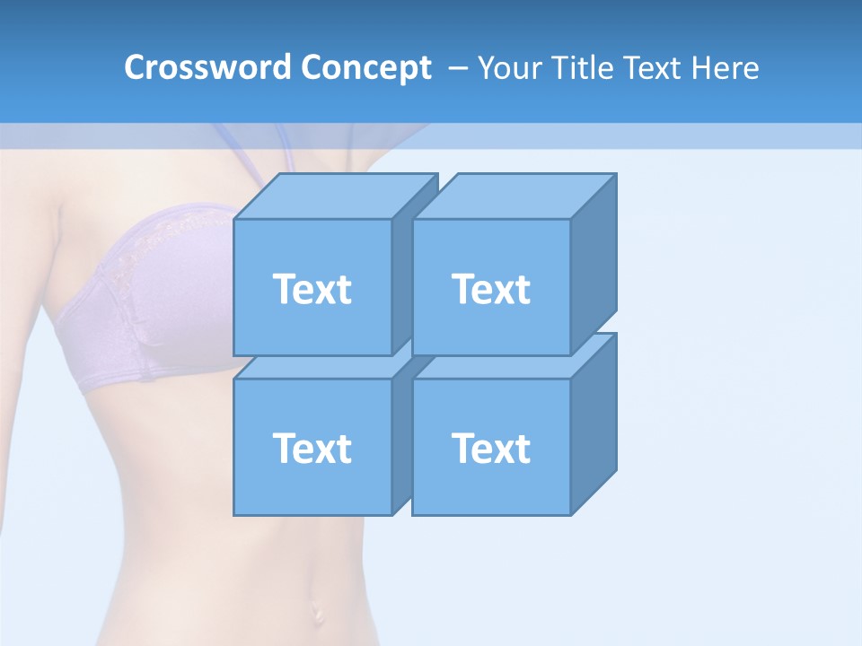 Hands Sexy Girl PowerPoint Template