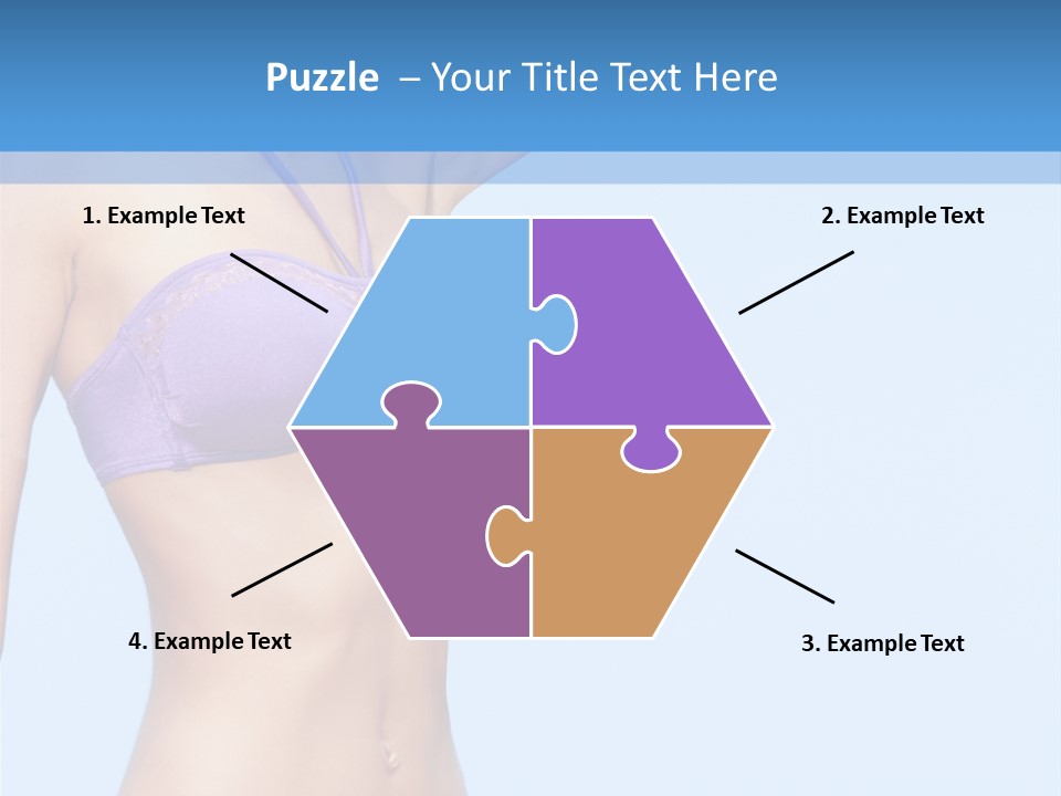 Hands Sexy Girl PowerPoint Template