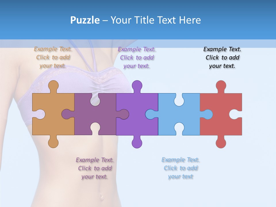 Hands Sexy Girl PowerPoint Template