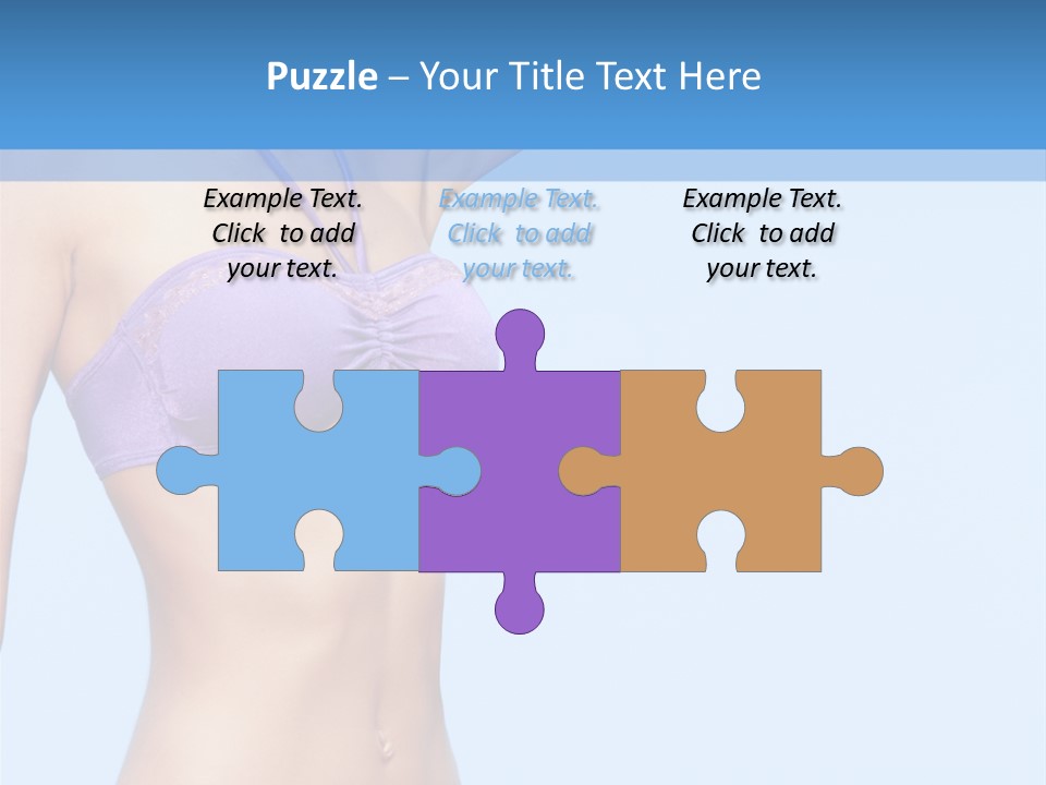 Hands Sexy Girl PowerPoint Template