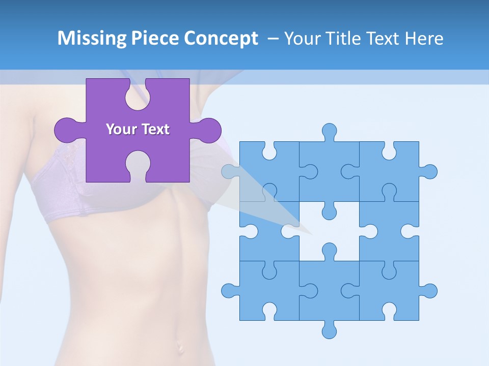 Hands Sexy Girl PowerPoint Template