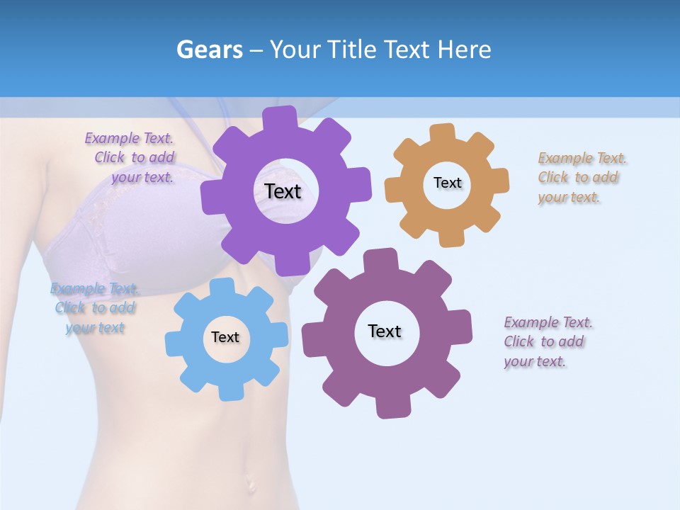 Hands Sexy Girl PowerPoint Template