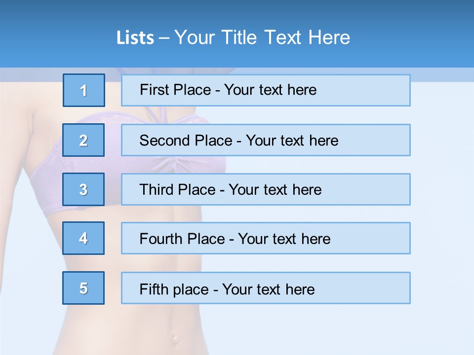 Hands Sexy Girl PowerPoint Template