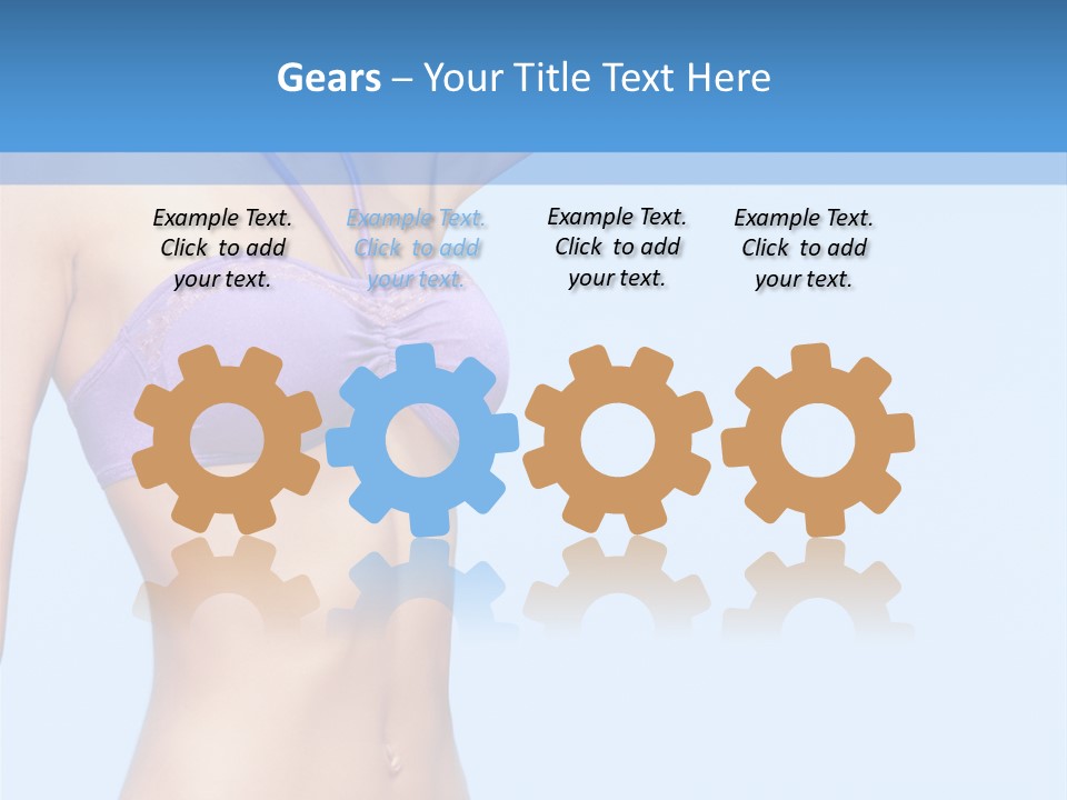 Hands Sexy Girl PowerPoint Template