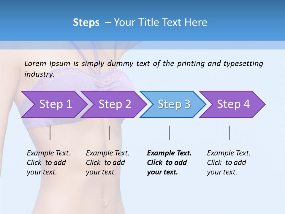 Hands Sexy Girl PowerPoint Template