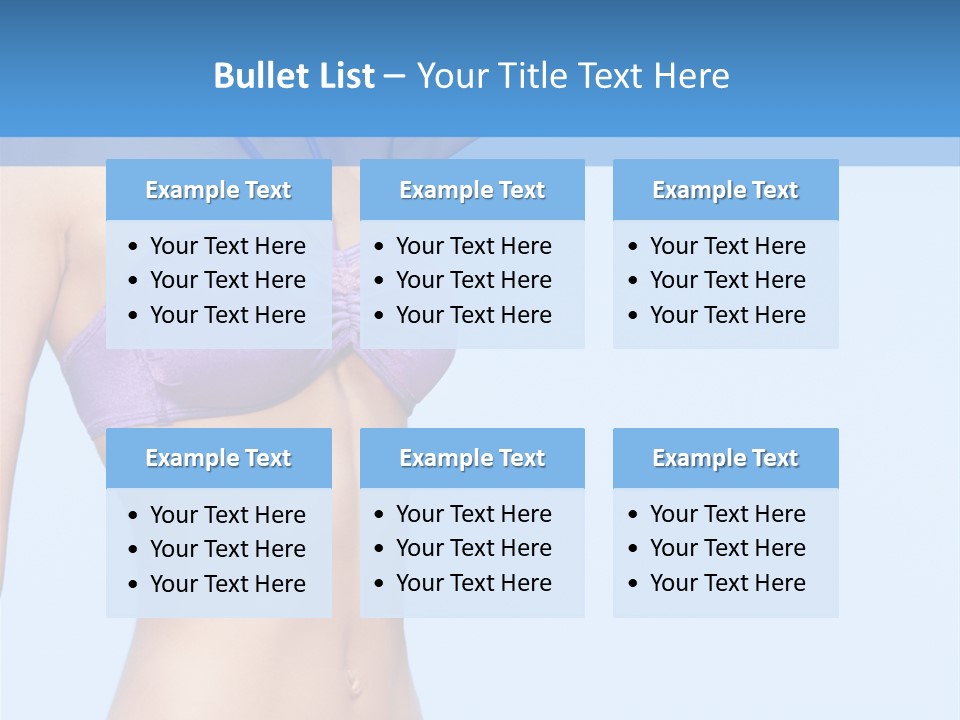 Hands Sexy Girl PowerPoint Template