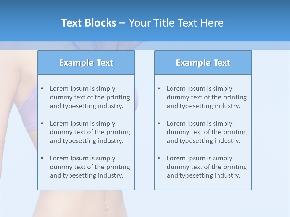 Hands Sexy Girl PowerPoint Template