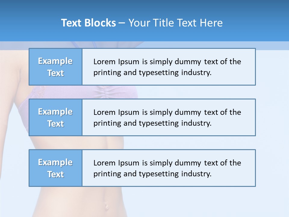 Hands Sexy Girl PowerPoint Template