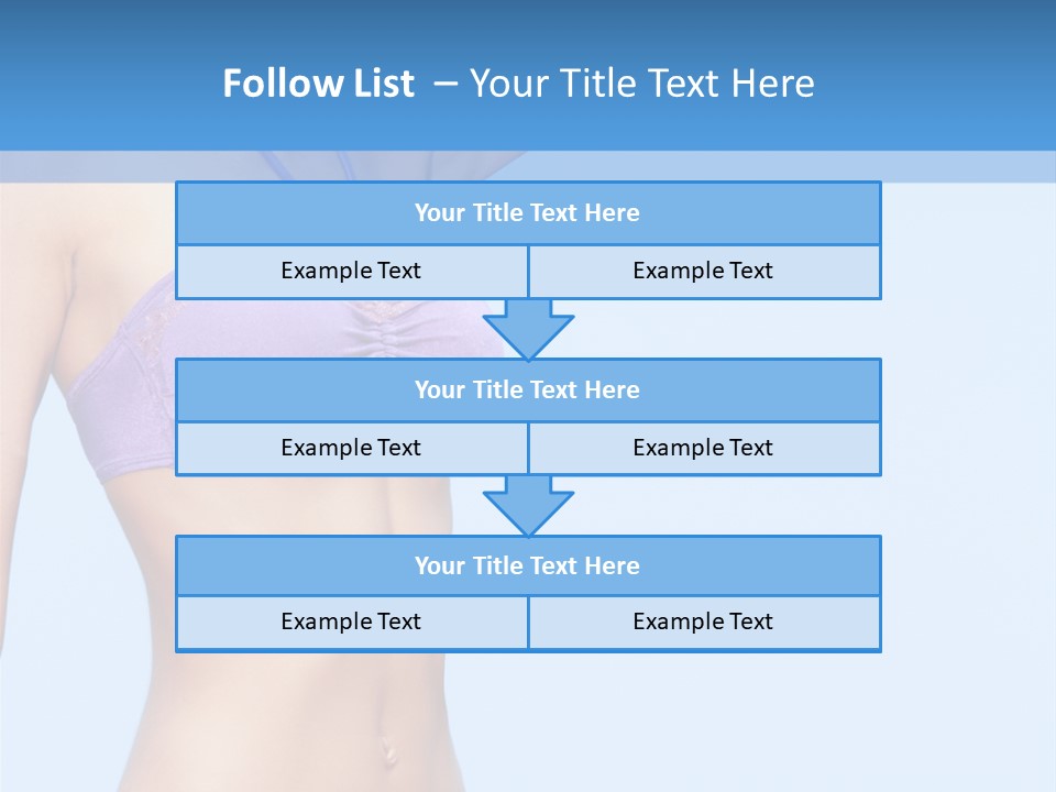 Hands Sexy Girl PowerPoint Template