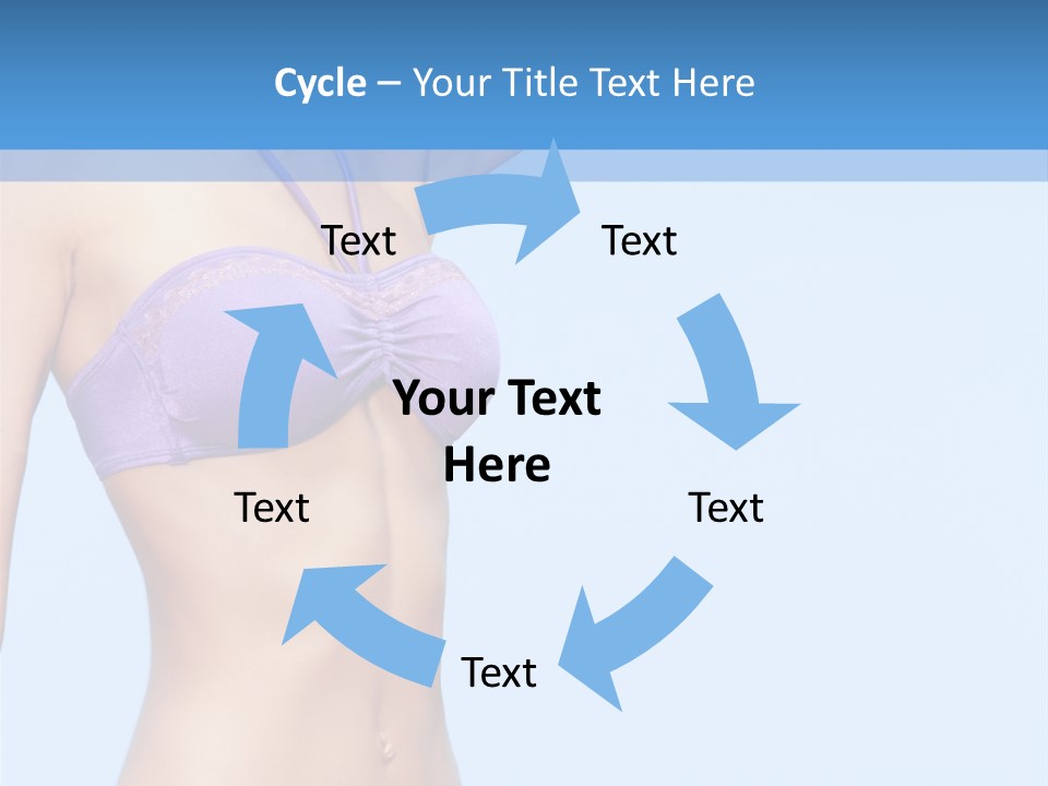 Hands Sexy Girl PowerPoint Template