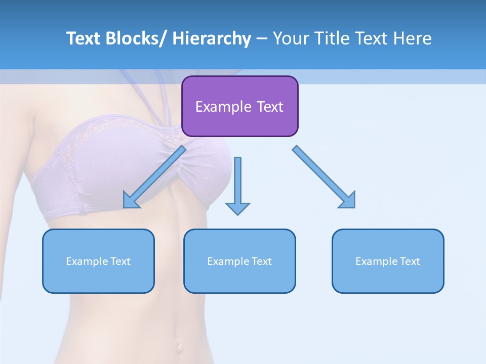 Hands Sexy Girl PowerPoint Template