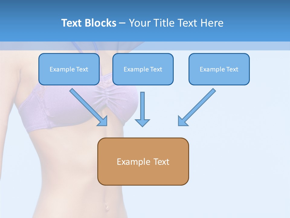 Hands Sexy Girl PowerPoint Template