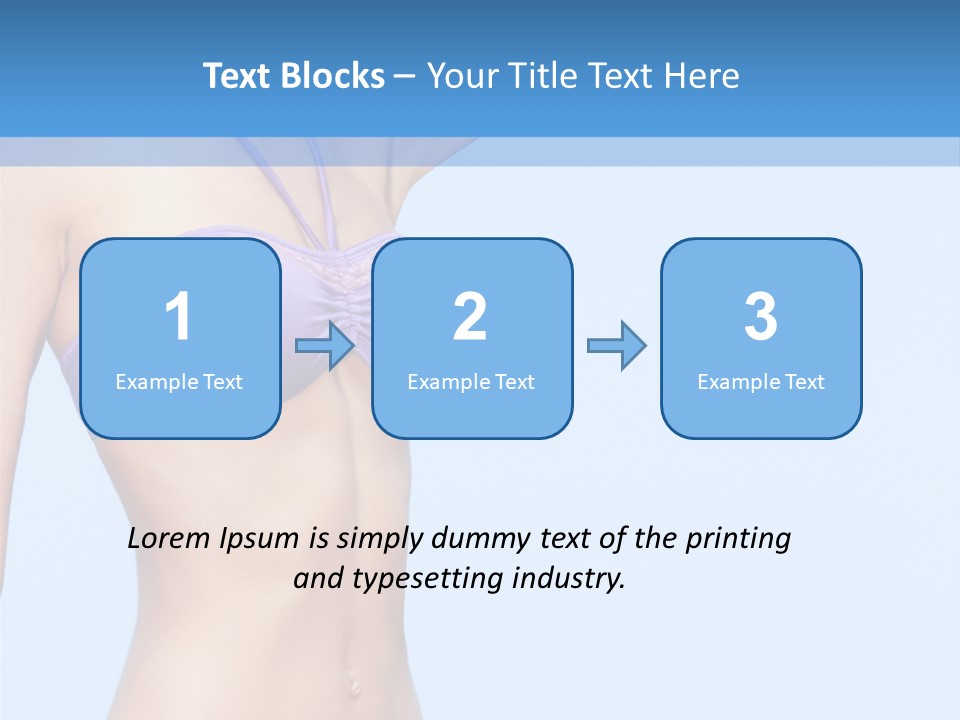 Hands Sexy Girl PowerPoint Template