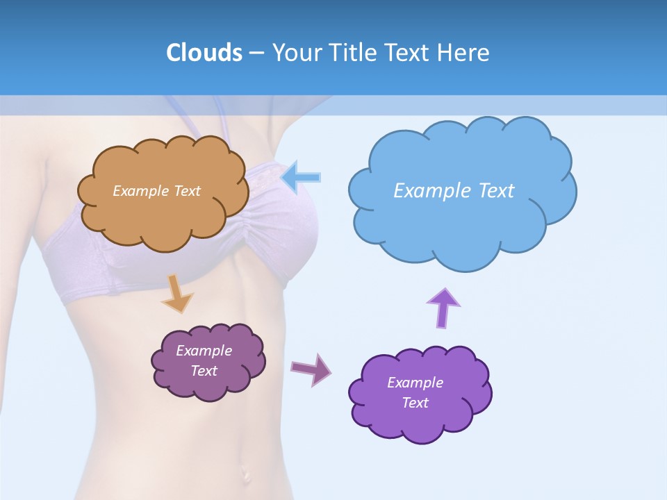 Hands Sexy Girl PowerPoint Template