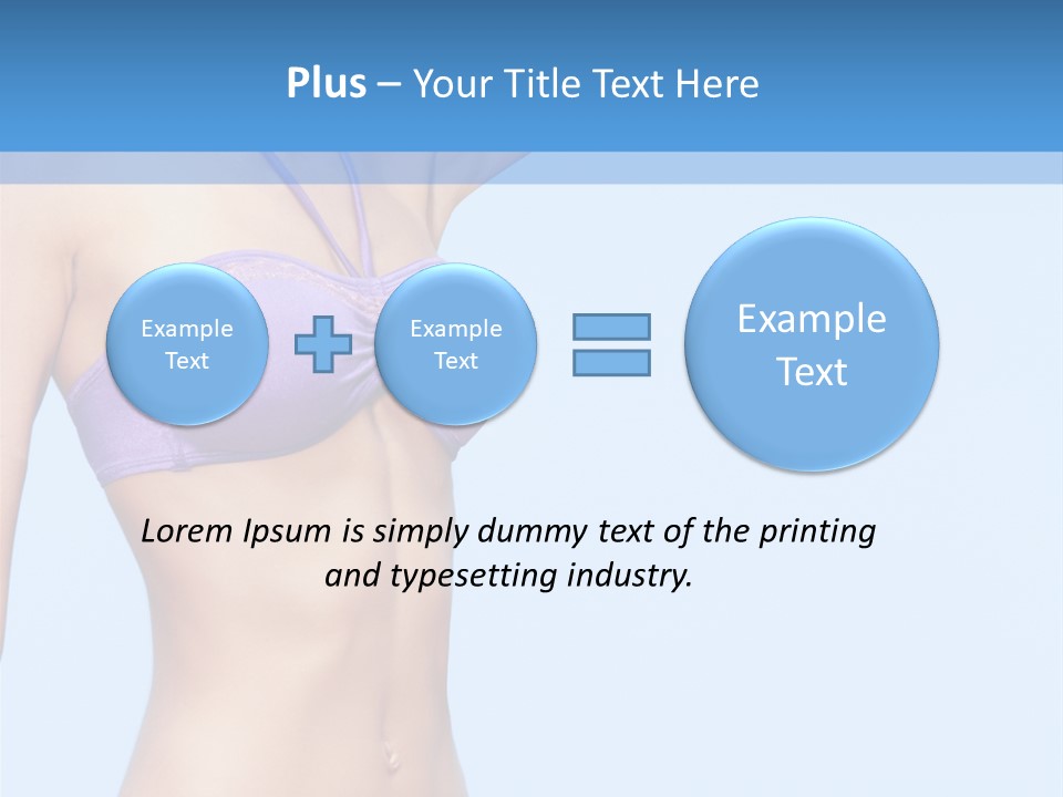 Hands Sexy Girl PowerPoint Template