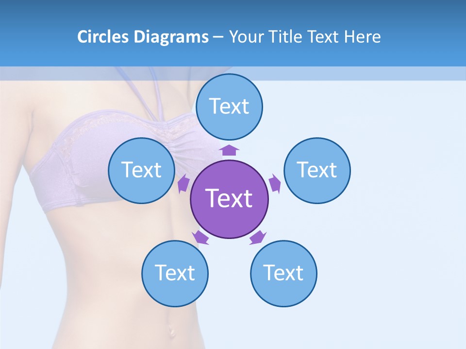 Hands Sexy Girl PowerPoint Template