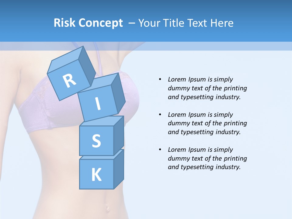 Hands Sexy Girl PowerPoint Template