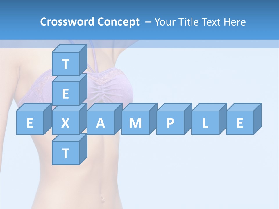 Hands Sexy Girl PowerPoint Template