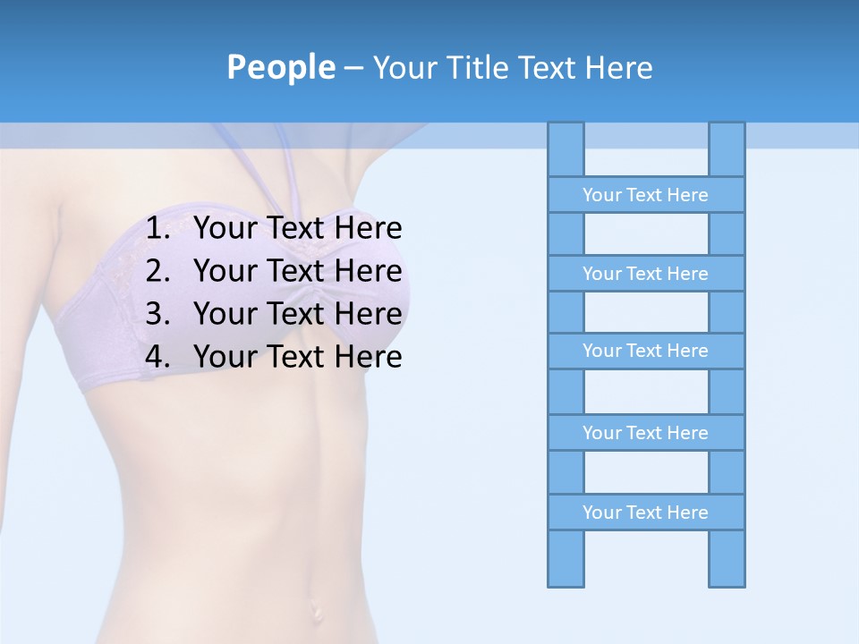 Hands Sexy Girl PowerPoint Template