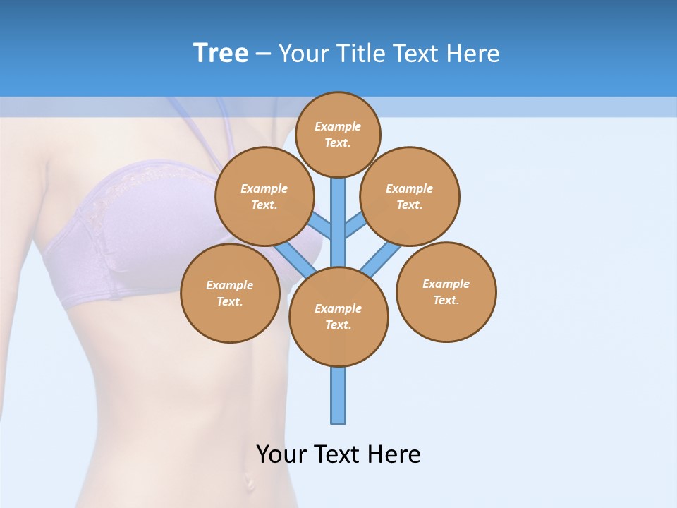 Hands Sexy Girl PowerPoint Template