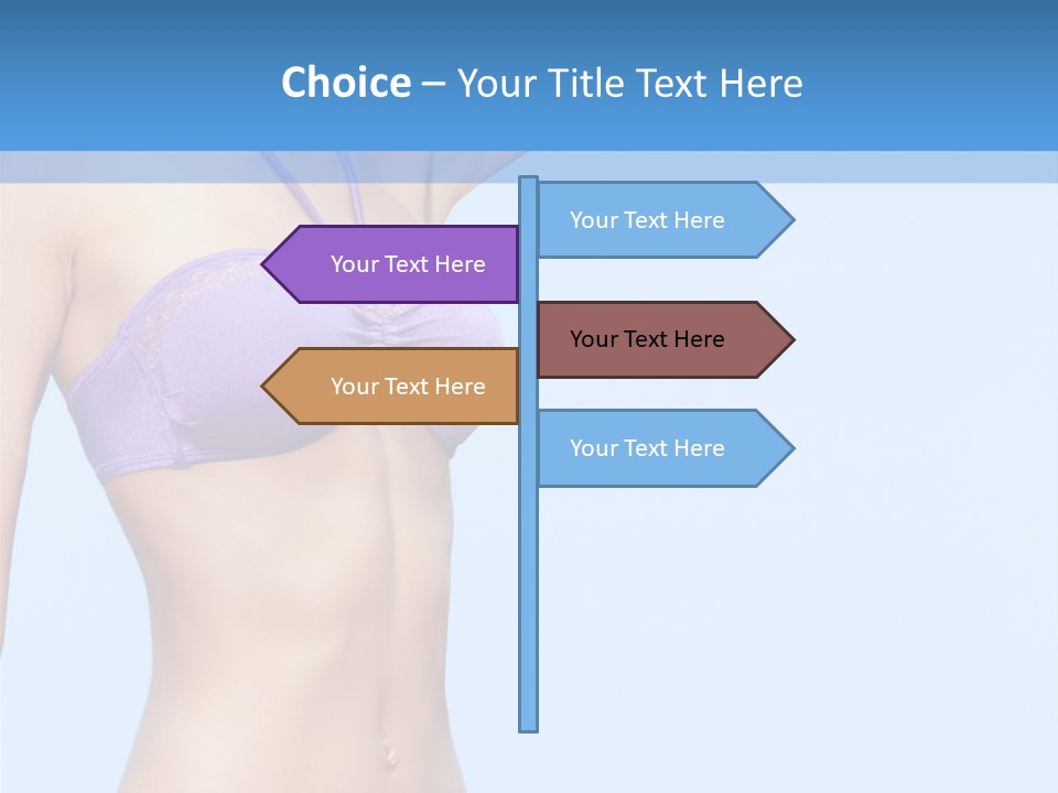 Hands Sexy Girl PowerPoint Template